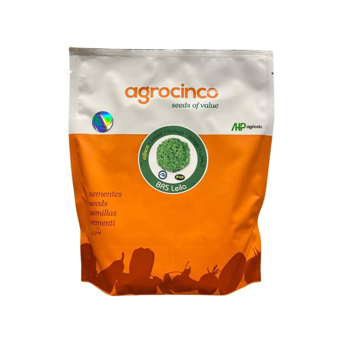 ALFACE CRESPA BRS LEILA AGROCINCO/EMBRAPA 25000 SEMENTES