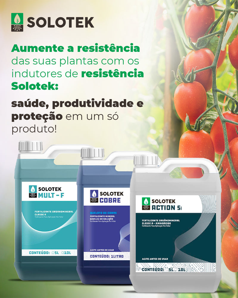 INDUTOR RESISTENCIA QUELATO COBRE SOLOTEK 10 LITROS