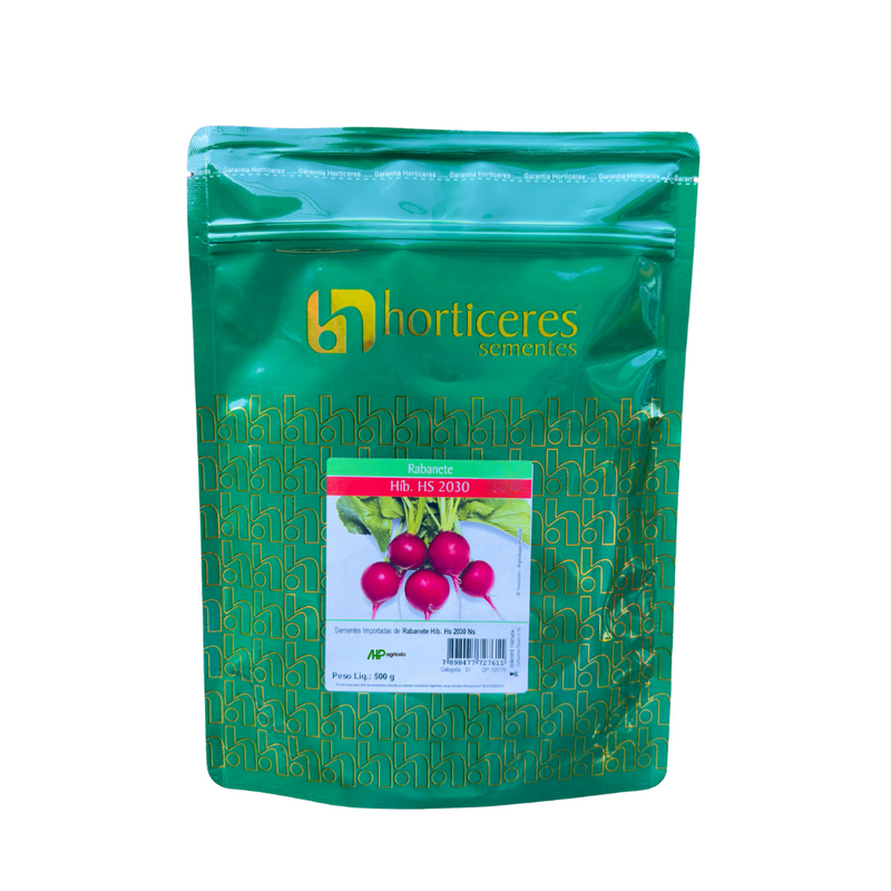 SEMENTES RABANETE HIBRIDO HS2030 HORTICERES 500G
