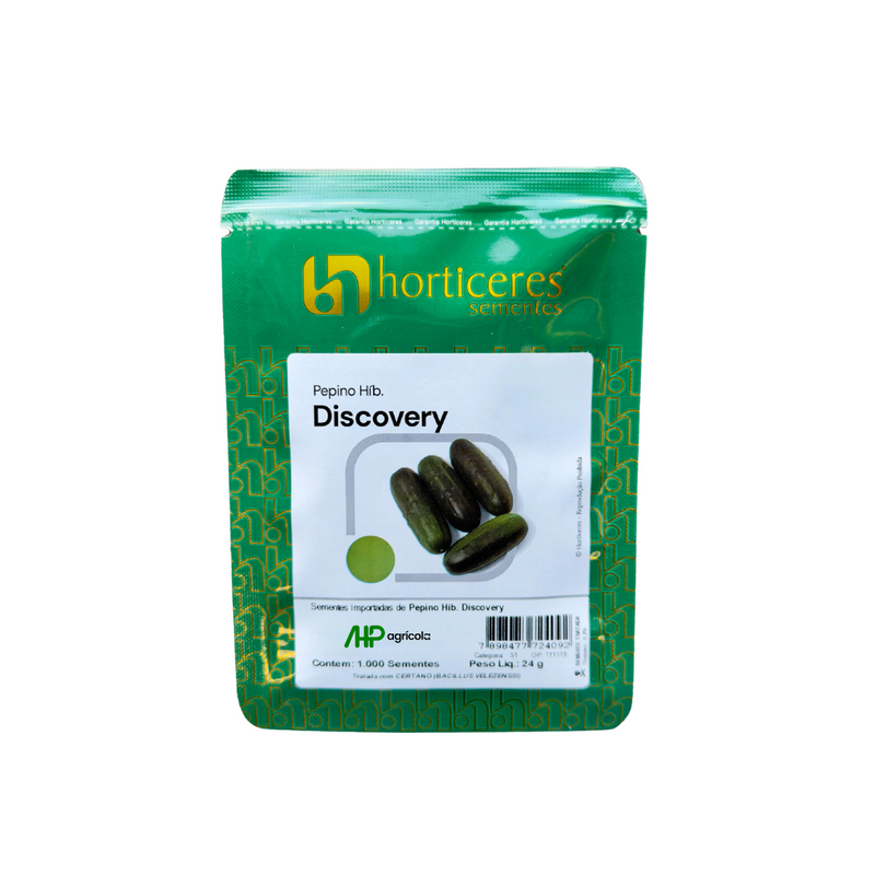 PEPINO CAIPIRA HIBRIDO DISCOVERY HORTICERES 1000 SEMENTES