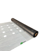 LONA MULCHING PRETO/BRANCO 1,6X1000M 4 FUROS AGROPLÁS