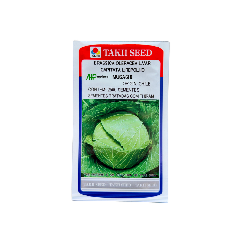 REPOLHO HÍBRIDO MUSASHI TAKII SEED 2500 SEMENTES