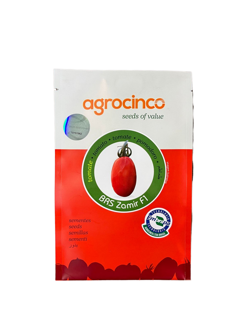 TOMATE HIBRIDO ZAMIR AGROCINCO/EMBRAPA 100 SEMENTES