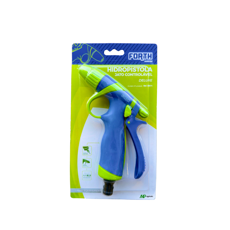 HIDROPISTOLA JARDIM JATO CONTROLAVEL DELUXE FORTH