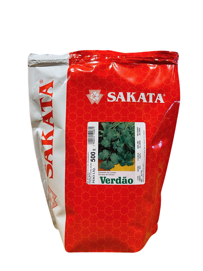 SEMENTES COENTRO VERDÃO SAKATA 500G