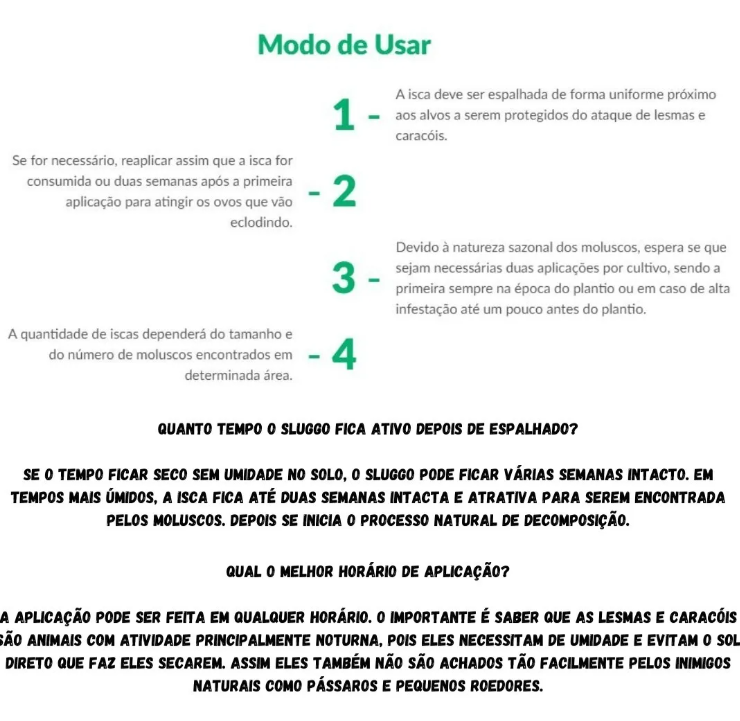 LESMICIDA ORGÂNICO SLUGGO NEUDORFF CARAJUMOS LESMAS 1KG