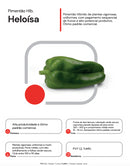 PIMENTAO HIBRIDO HELOISA HORTICERES 1000 SEMENTES