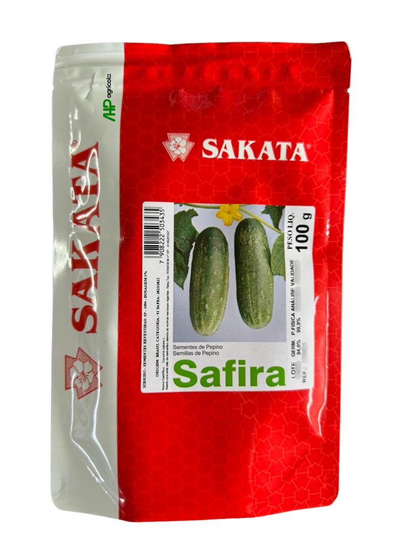 SEMENTES PEPINO HÍBRIDO SAFIRA SAKATA 100G