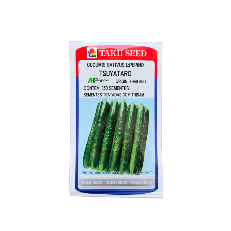 PEPINO JAPONES HIBRIDO TSUYATARO TAKII SEED 350 SEMENTES