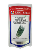 SEMENTES CEBOLINHA HIBRIDA WHITE STAR TAKII 100G