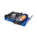 KIT FOGAREIRO PORTÁTIL COMPACTO AZUL + REFIL GÁS 227G KALA