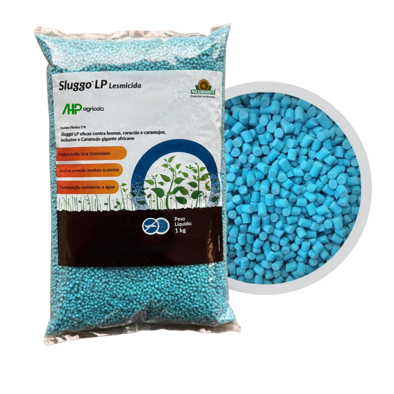 LESMICIDA ORGÂNICO SLUGGO NEUDORFF CARAJUMOS LESMAS 1KG