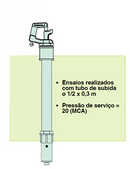 KIT MICROASPERSOR MC20 AMARELO 1/2 2MM AGROPOLO 10UN