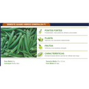 QUIABO HIBRIDO ESMERALDA TOPSEED PREMIUM 10000 SEMENTES