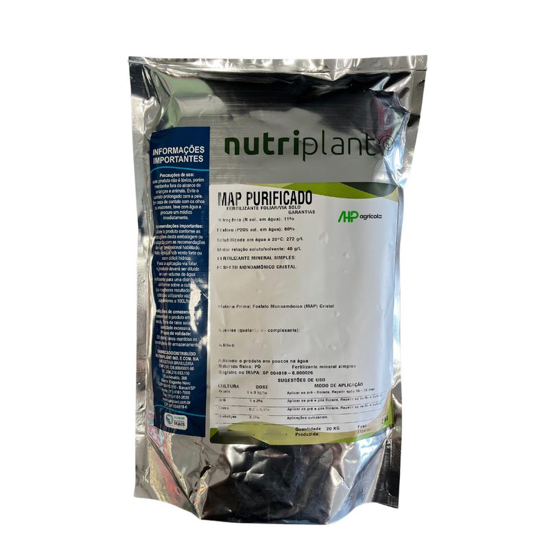 FERTILIZANTE  MAP PURIFICADO NUTRIPLANT 2KG