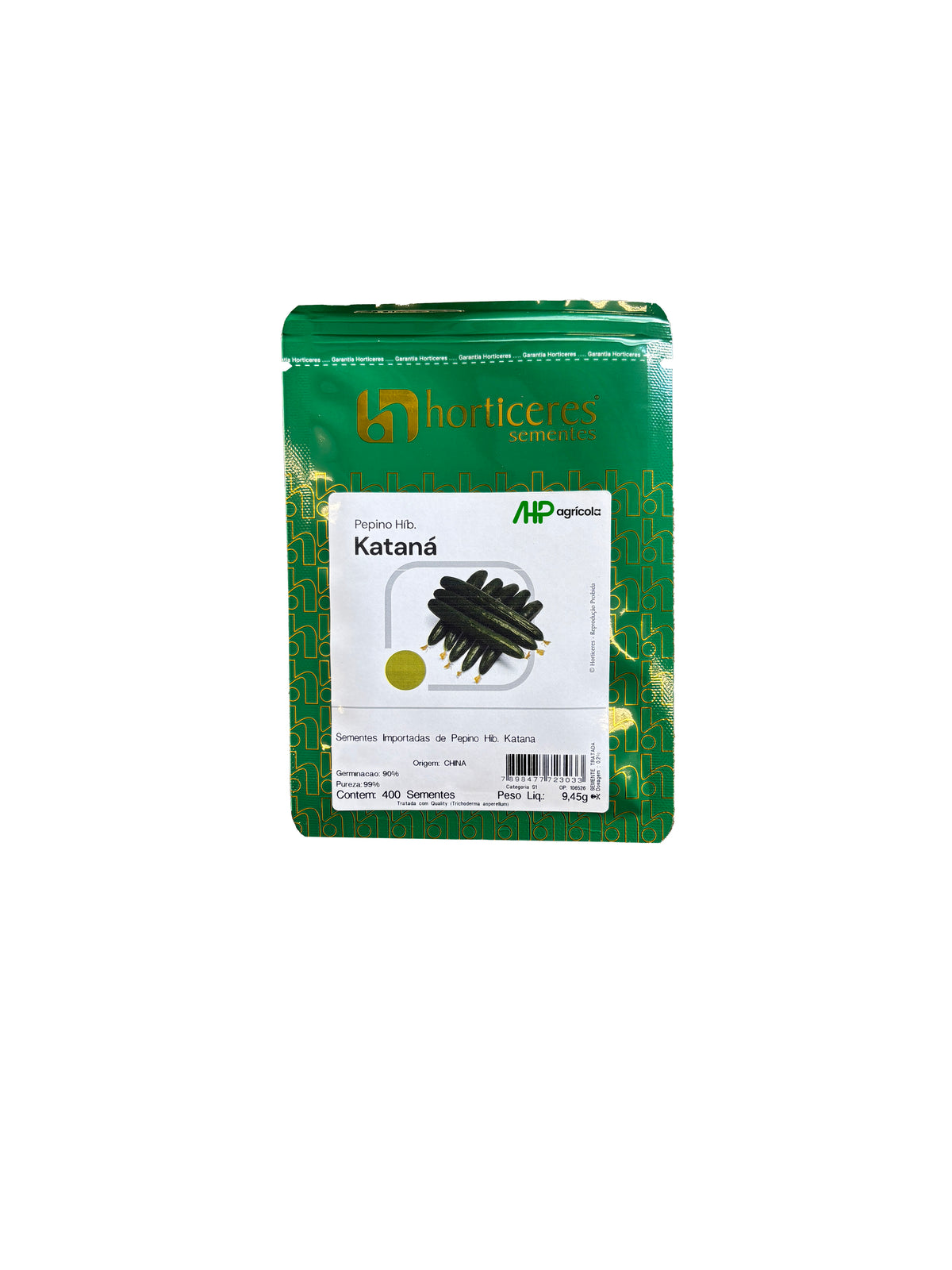Pepino Japones Hibrido Katana Horticeres 400 Sementes