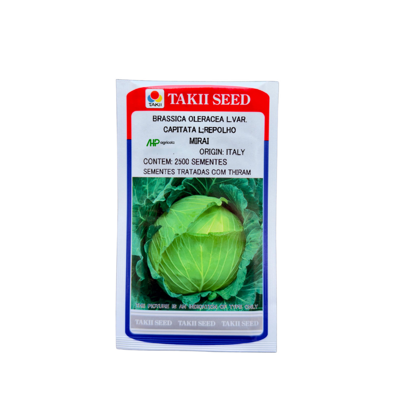 REPOLHO HIBRIDO MIRAI TAKII SEED 2500 SEMENTES